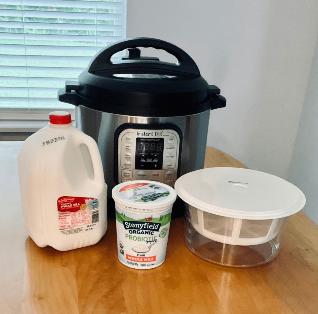 Supplies for Instant Pot Yogurt